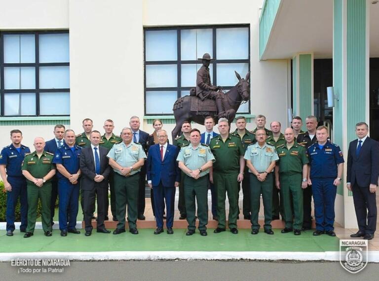 Nicaragua y Rusia fortalecen relaciones estratégicas con visita de delegación militar de alto nivel