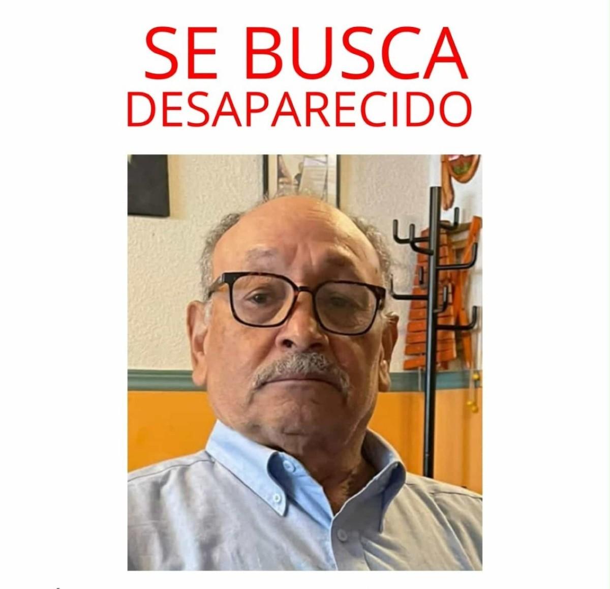 Se busca a Fabio Juárez, de 73 años