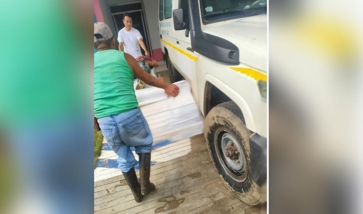 Obrero sufre grave descarga eléctrica en Los Chiles