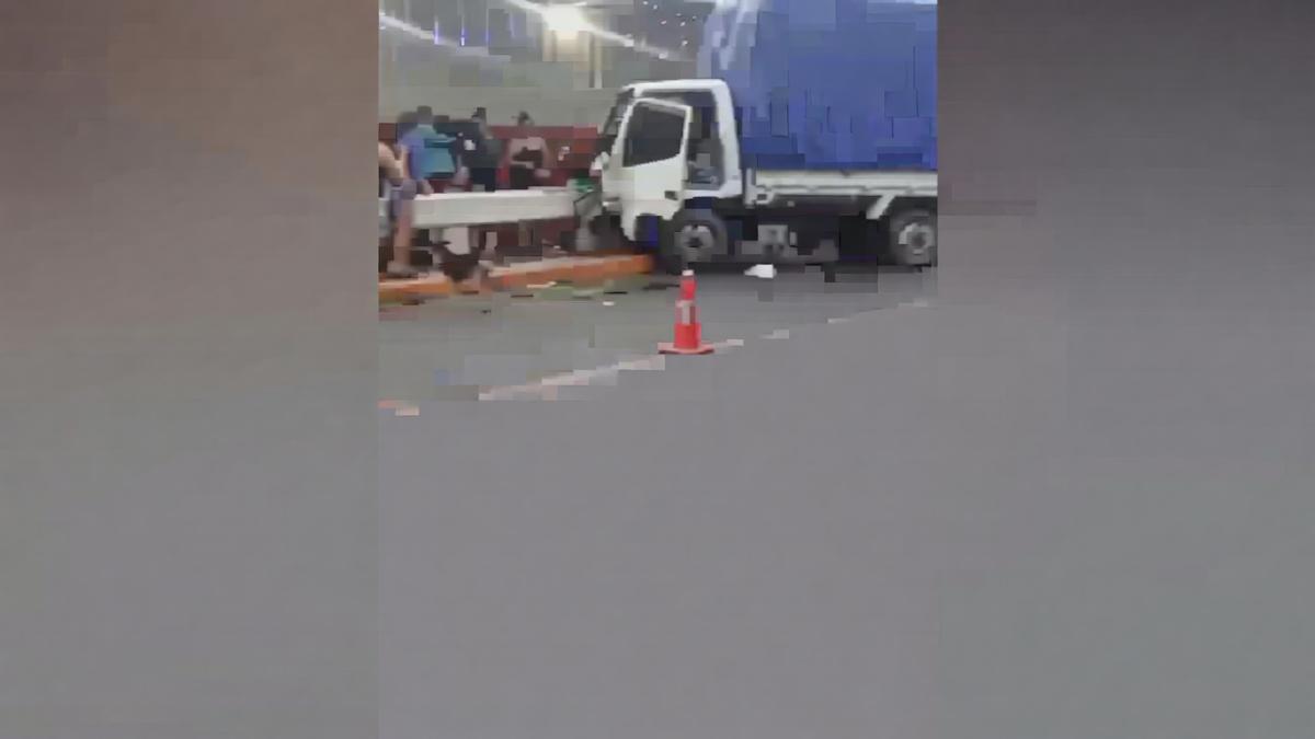 Siete heridos tras choque de camión en puente de Jinotega