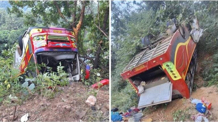 9 peregrinos mueren en brutal accidente de autobús en La India