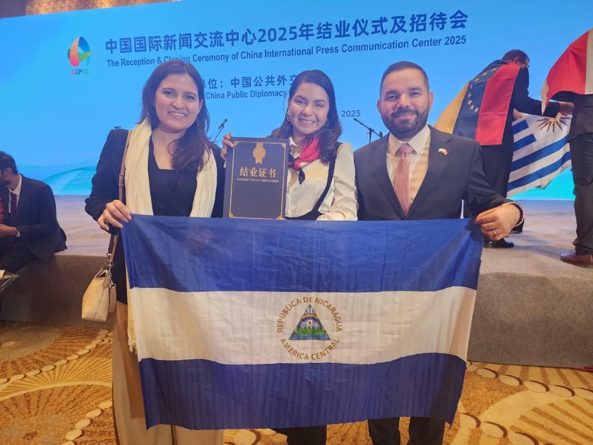 Comunicadora sandinista Janit Quiroz culmina cuatro meses de capacitación en centro de prensa de China
