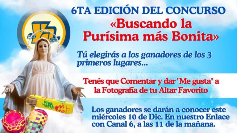 Fans de Tu Nueva Radio YA elegirán a ganadores del concurso «Buscando La Purísima Más Bonita de Managua»