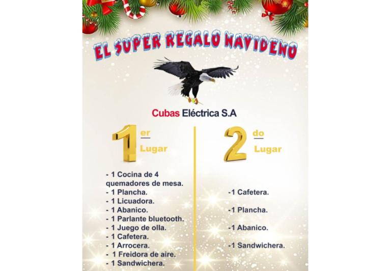 Tu Nueva Radio Ya y Cubas Eléctrica te traen El Súper Regalo Navideño