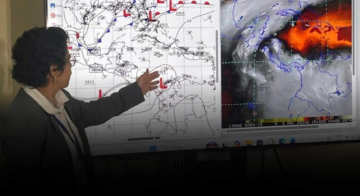 Pronóstico INETER: lluvias y vientos fuertes en Nicaragua