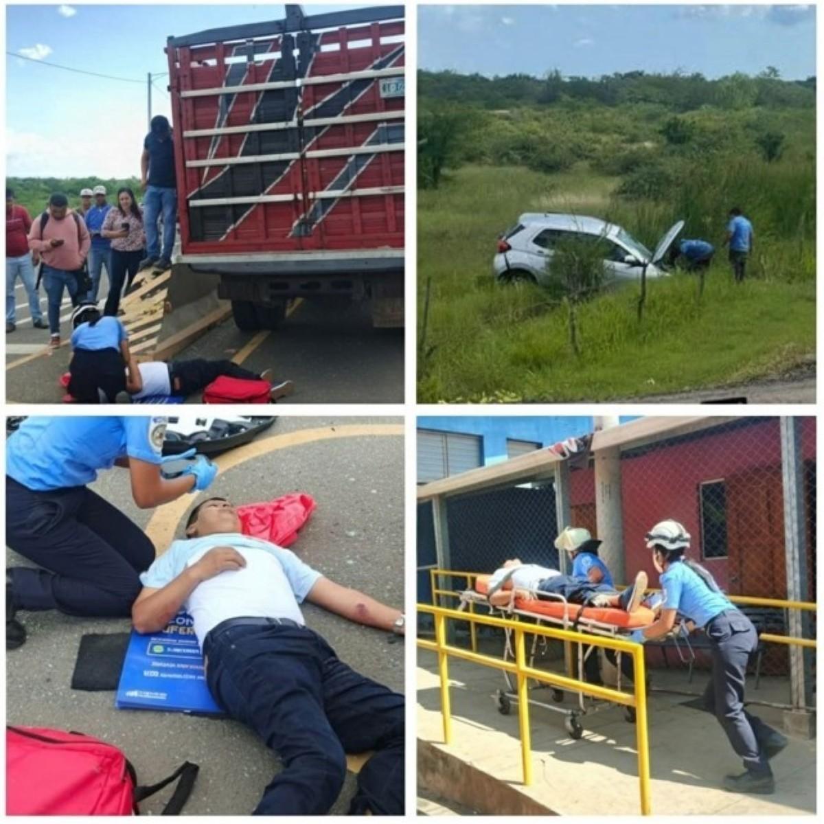 Grave accidente en Tipitapa deja herido a veterinario