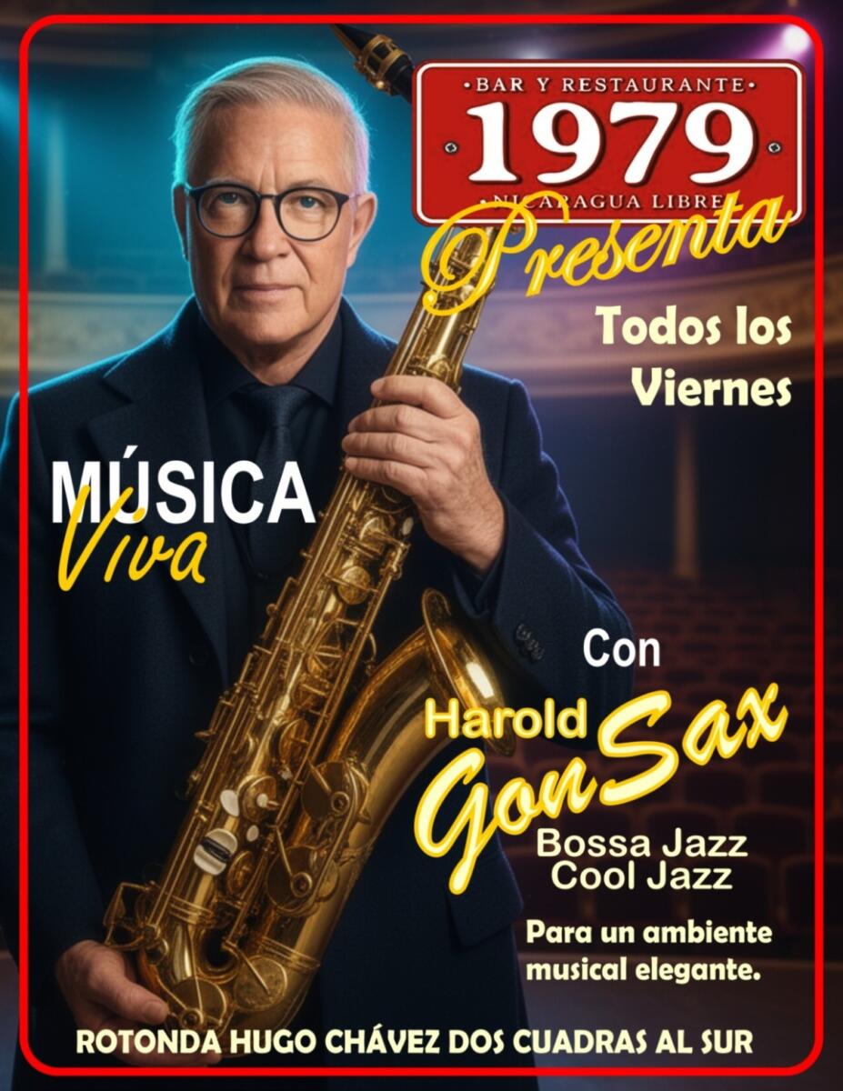 Música en vivo con Harold González en Bar 1979