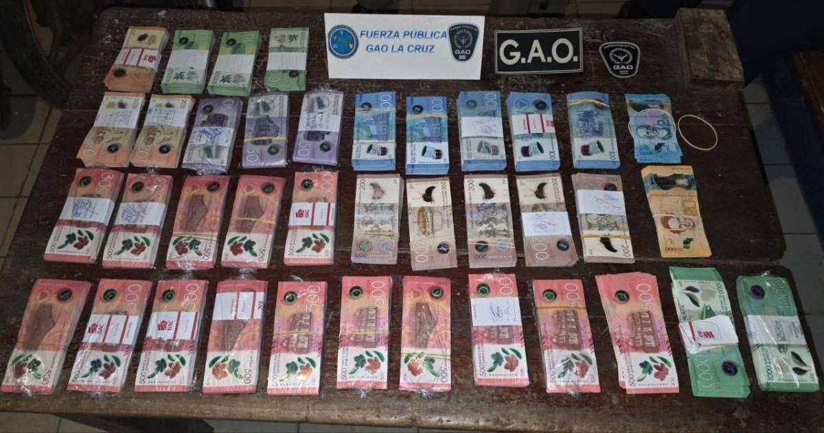 Detienen a nicaragüense con más de un millón en Peñas Blancas