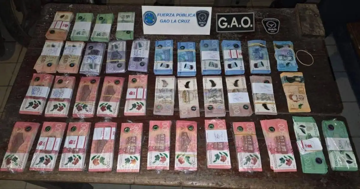 Detienen a nicaragüense con más de un millón en Peñas Blancas