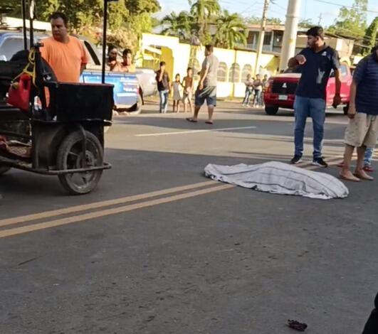Mujer perece atropellada por camioneta en San Benito, Tipitaps