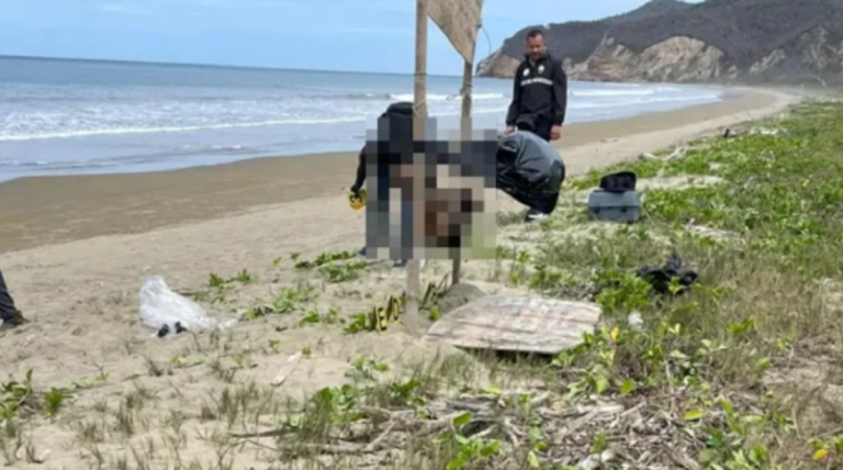 En el fin de semana, 21 personas fueron asesinadas en Ecuador… algunas cabezas estaban frente a la playa