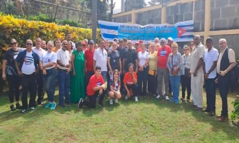 Cubanos residentes en Nicaragua ratifican lealtad a la isla ante amenazas de EE.UU.
