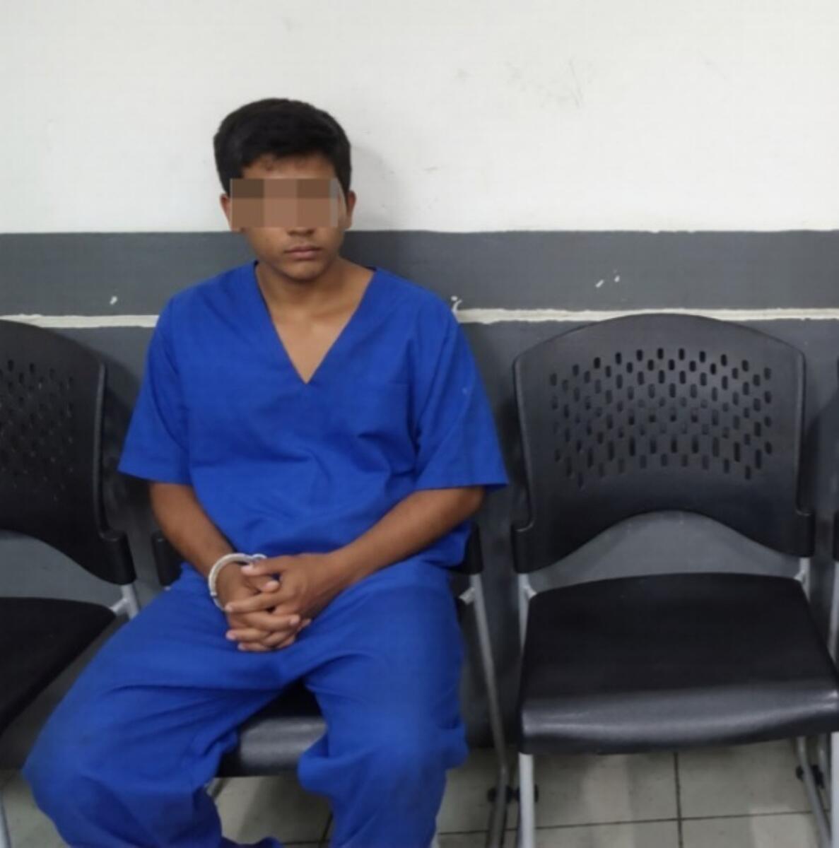 El adolescente Maltez Gómez, de 17 años