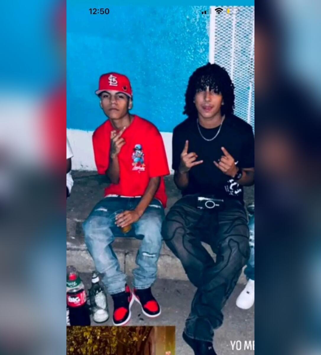 Familiares indican a estos sujetos como actores del crimen, el de rojo Gerson Guillén conocido como El topo, y de negro Ronny conocido como Maña