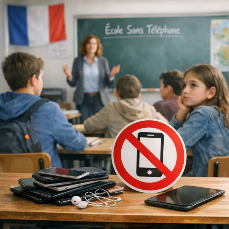 Francia prohíbe redes sociales a menores de 15 años