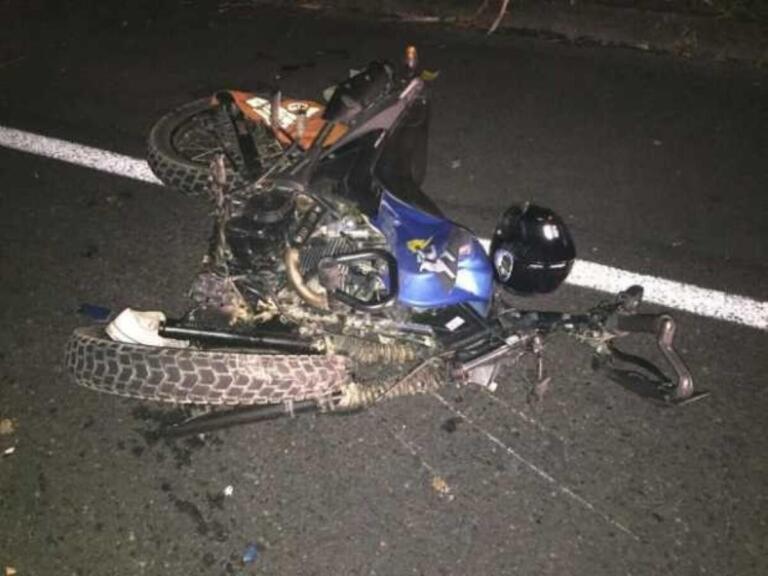 San Rafael del Sur: Hombre muere arrollado por motocicleta y vehículo