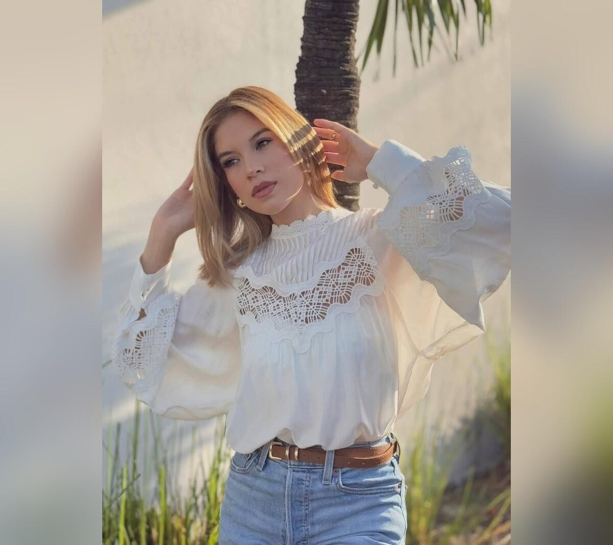 La modelo nicaragüense María Joaquina Mendoza