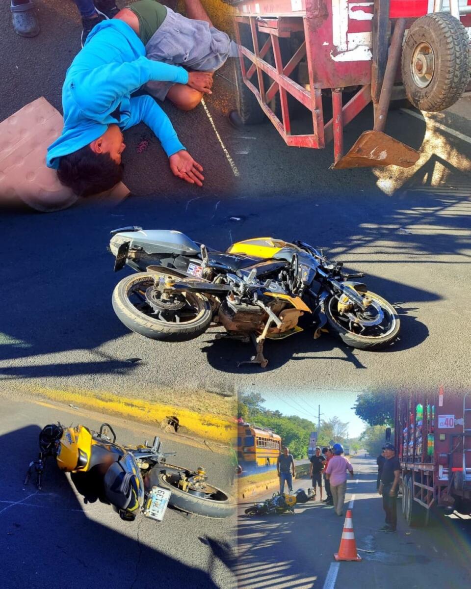 Fallece joven en trágico accidente de moto en Masaya