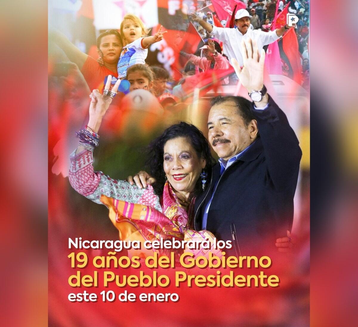 Nicaragua celebra 19 años de Pueblo Presidente