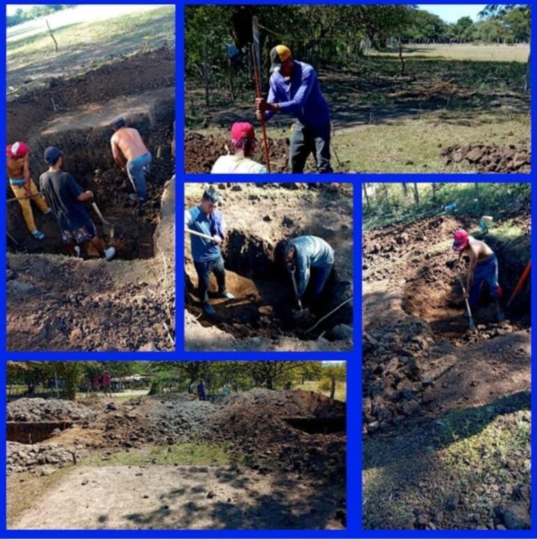 Proyecto de agua potable alcanza 50% de avance en Comunidad El Piñuelar, Larreynaga