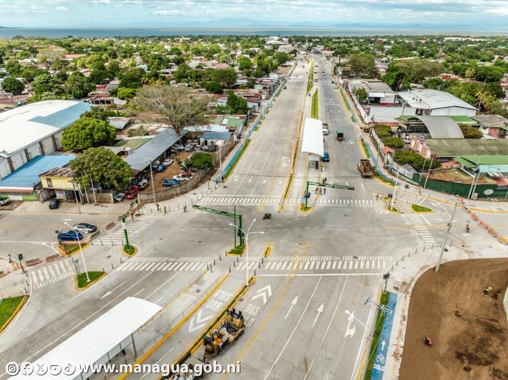 Nueva pista en Managua: Conexión y modernidad vial