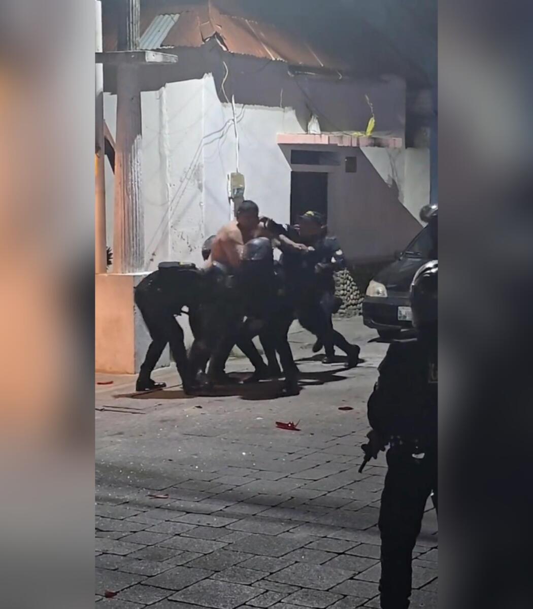 Uso excesivo de fuerza en caso de Edil Manuel Calderón Casasola en Guatemala