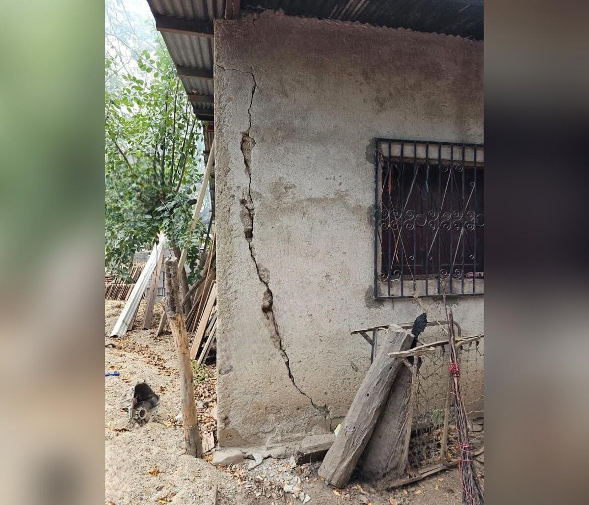 Sismo de 4.1 causa afectaciones a 8 viviendas de Ocotal, Nueva Segovia