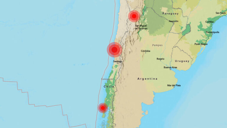 Un sismo de magnitud 6,1 sacude Chile