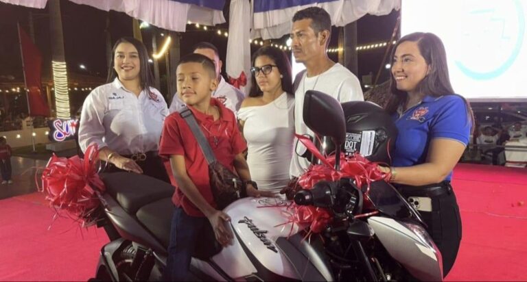 Tortolitos de Managua ganan motocicleta valorada en 2 mil 500 dólares durante evento Ya Tu Boda 2026