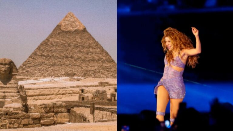 Shakira hará historia el 7 de abril con un espectáculo frente a las Pirámides de Guiza