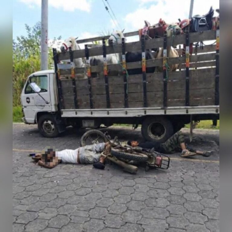 Jinotega: motociclista pierde la vida al estrellarse contra camión en Yalí