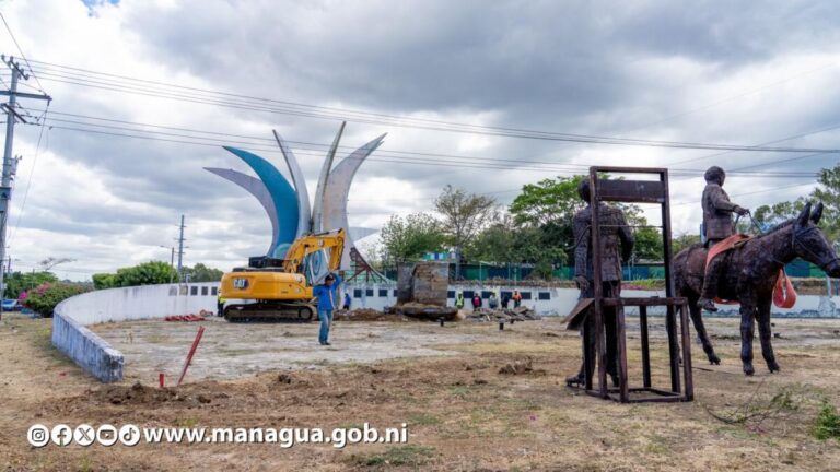 Alcaldía empieza remoción de rotondas El Periodista y Rubén Darío, en Managua