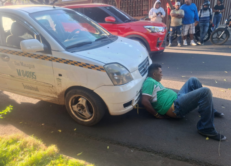 Capturan en Managua a cadete de taxi que intentó asaltar a señora porque le fue mal en el turno