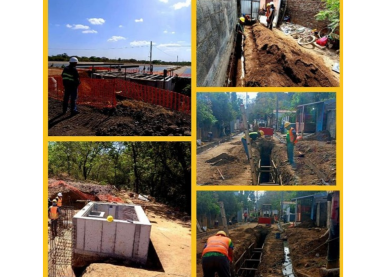 Un 42% de avance lleva la construcción del sistema de alcantarillado sanitario en Telica, en León