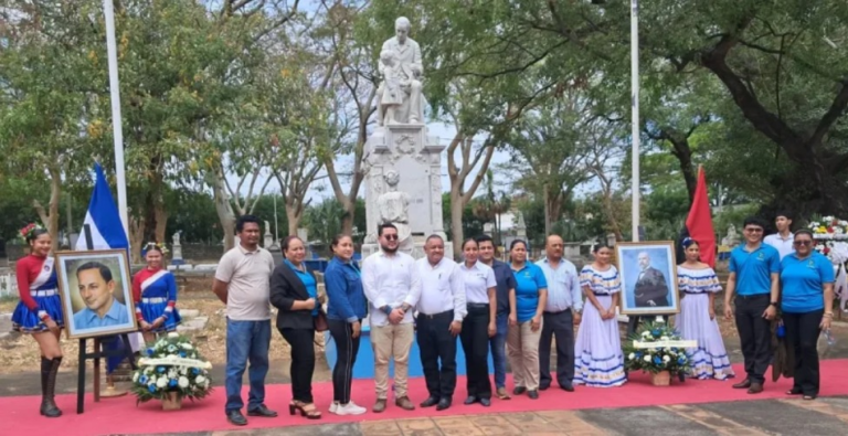 Autoridades educativas y Alcaldía de Managua rinden homenaje a Zacarías Guerra y al Maestro Gabriel Morales