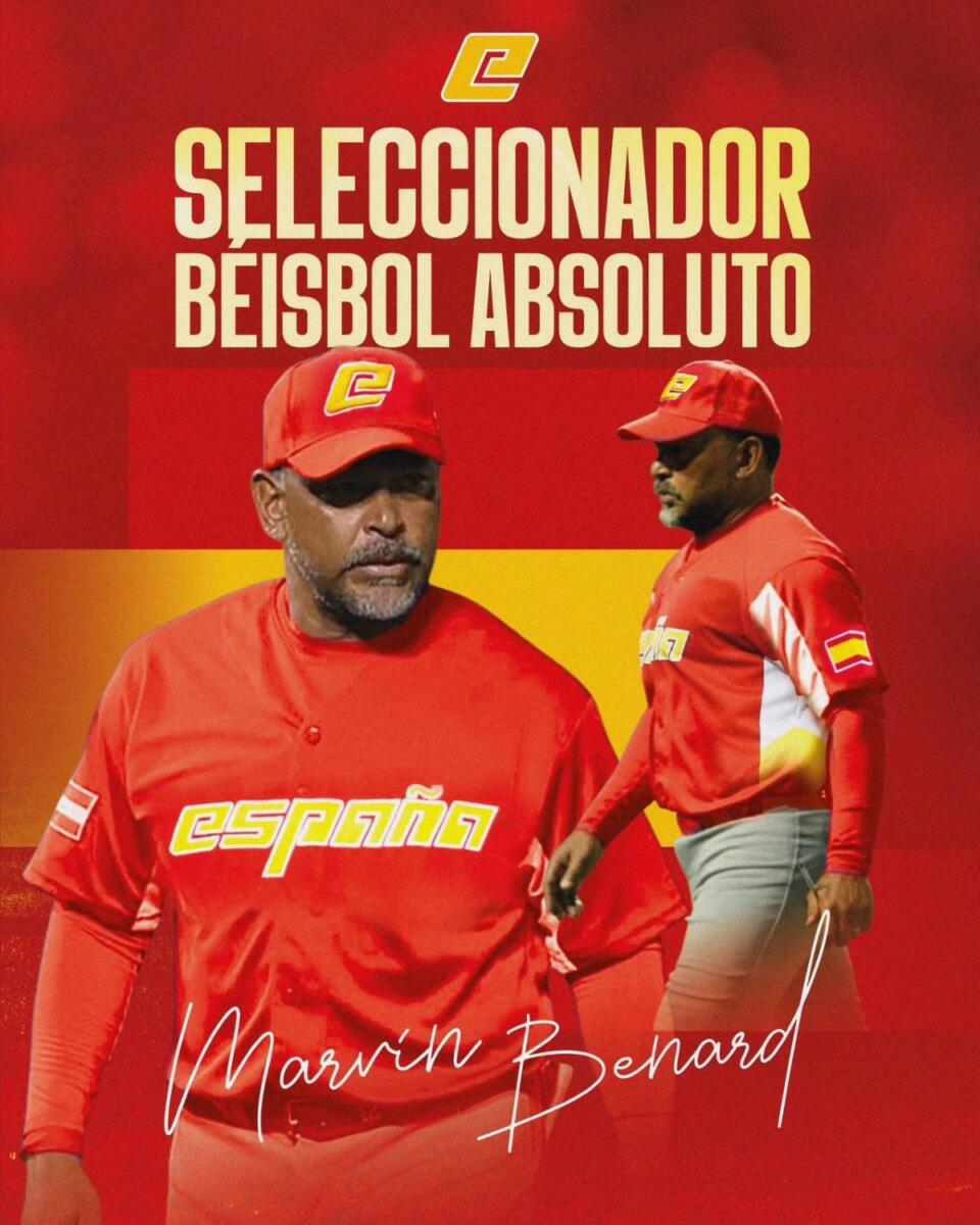 Marvin Benard dirigirá a España en béisbol