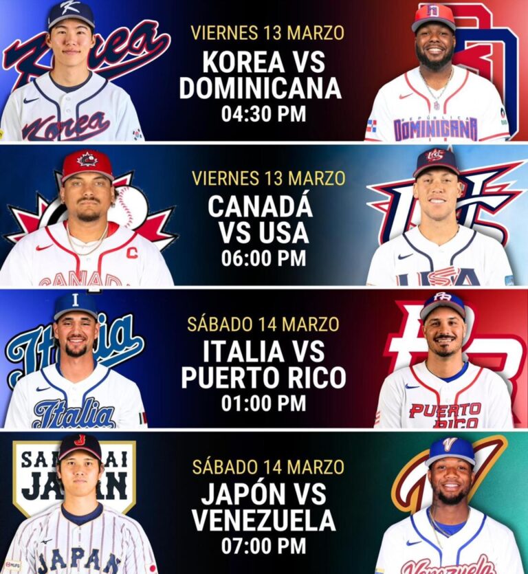 USA, Dominicana y Japón siguen siendo favoritos en la ronda de 4tos de final