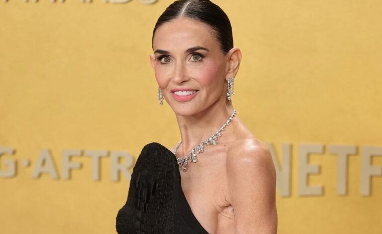Demi Moore genera preocupación en redes por su cambio físico