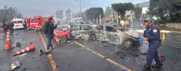 Cinco personas murieron en terrible accidente de tránsito en Bogotá, Colombia