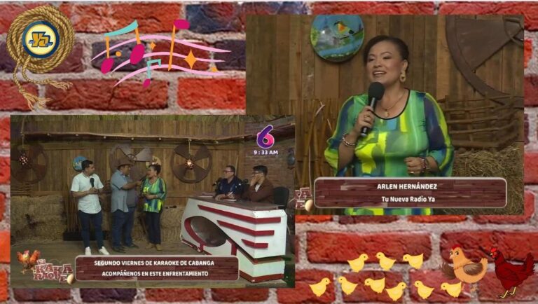Arlen Hernández de Tu Nueva Radio YA clasifica a la final del Karaoke de Cabanga de Canal 6