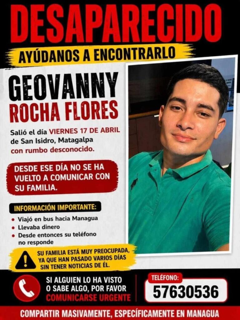 Familia de San Isidro busca a joven desaparecido tras viajar a la capital