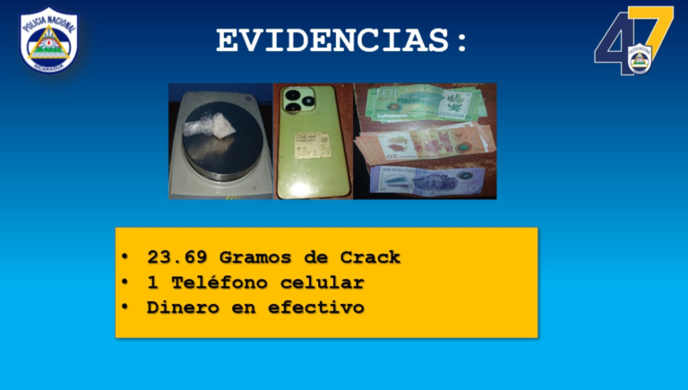 Policía de Masaya mete presos a 9 delincuentes peligrosos durante la última semana