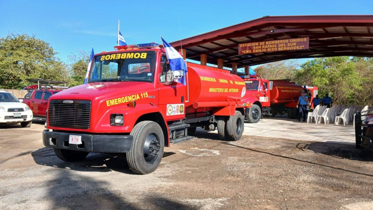 ¡San Rafael del Sur estrena estación de bomberos para 36 mil habitantes!