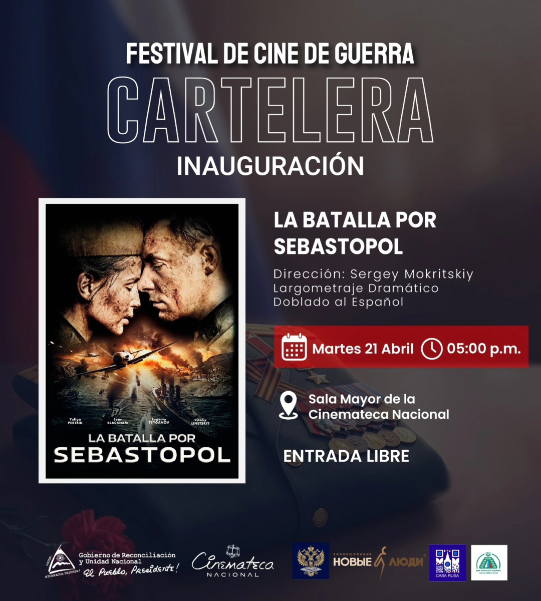 Descubre el inicio del Festival de Cine de Guerra con 'La Batalla por Sevastopol', una película dramática doblada al español. ¡No te pierdas esta proyección gratuita el martes 21 de abril a las 5 p.m.!