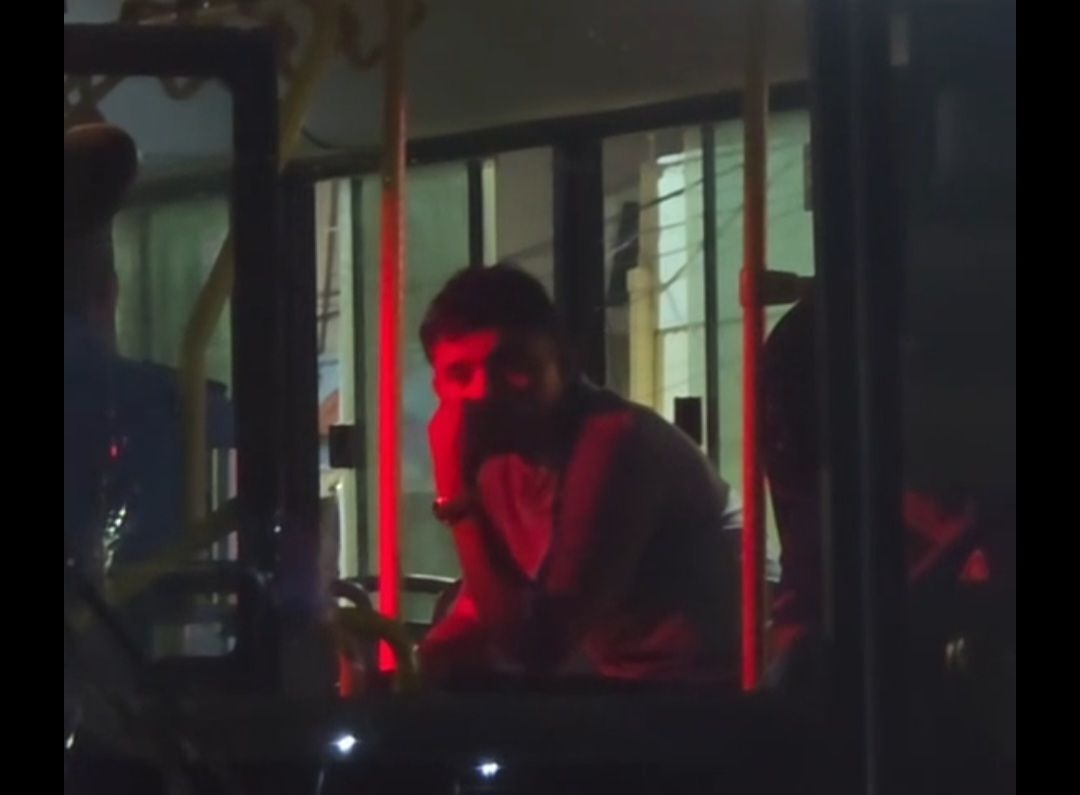 El conductor del autobús