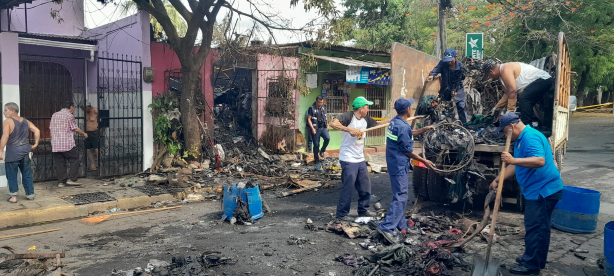 Masaya: Anciano muere calcinado en voraz incendio