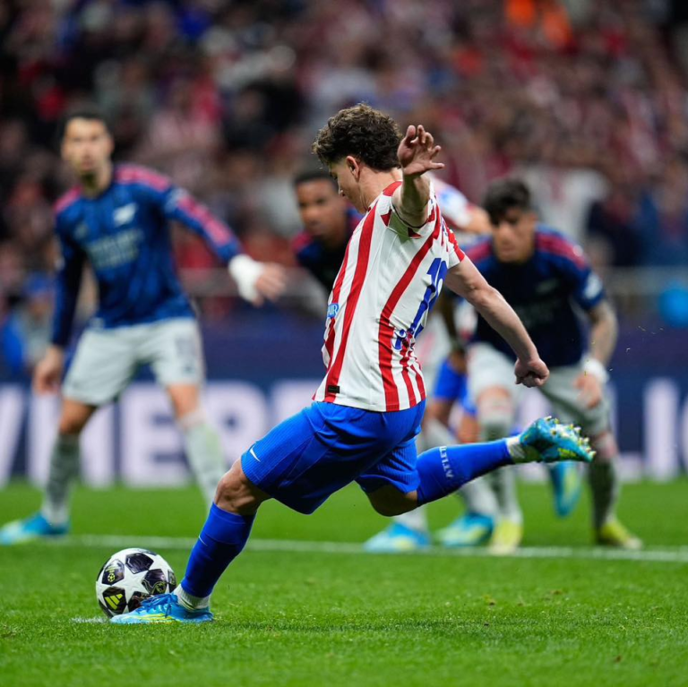 Atlético de Madrid y Arsenal empatan en el juego de ida de la semifinal de Champions