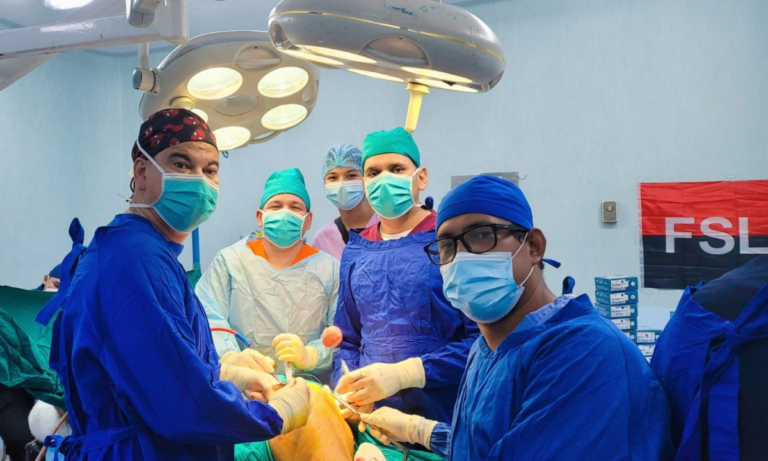 Médicos nicaragüenses y extranjeros inician jornada de operaciones gratuitas de columna