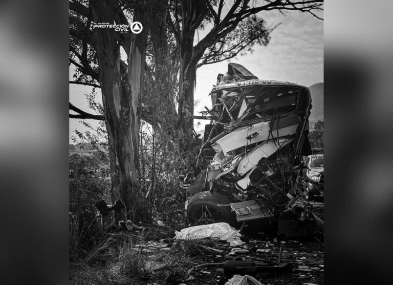 México: 9 muertos y 14 heridos en choque de bus