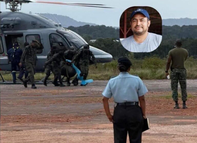 Recuperan cuerpo de piloto nicaragüense que falleció en accidente aéreo en Guyana
